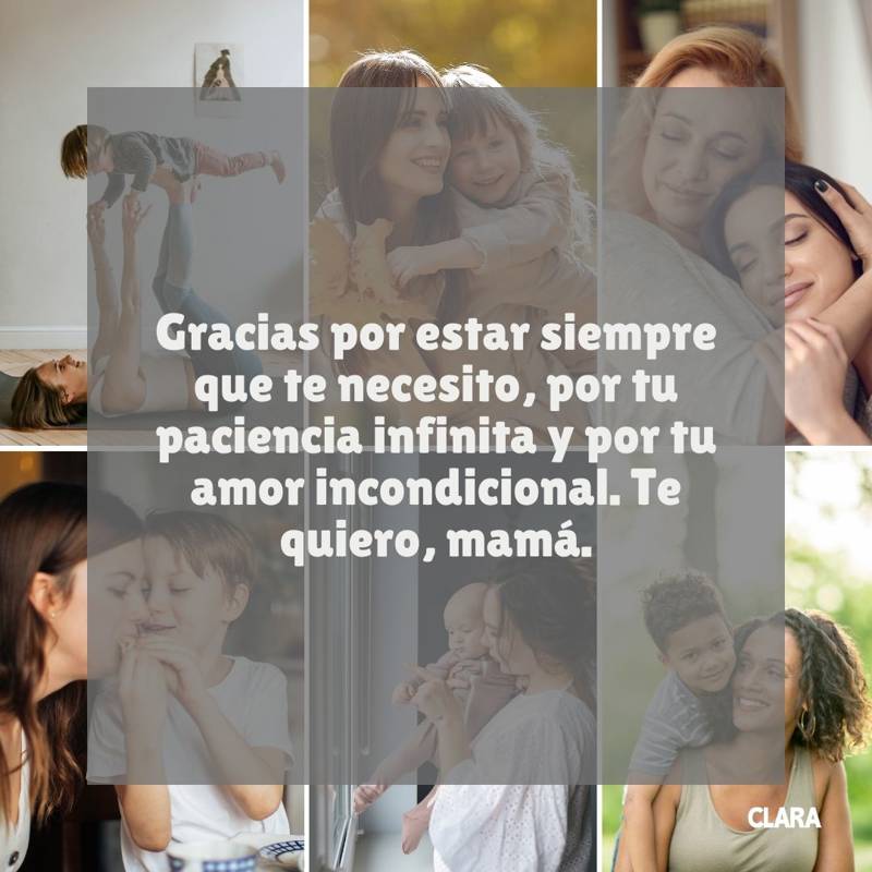 Agradece a tu madre por su amor incondicional y sacrificios