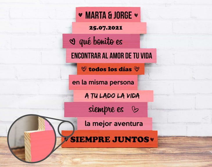 Crea tus propias frases románticas, personalizadas para tu relación