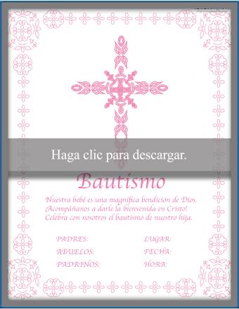 Frases Tradicionales para Invitaciones de Bautizo