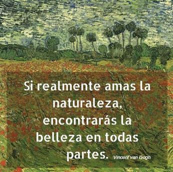 Frases sobre la belleza y la naturaleza en las obras de Van Gogh