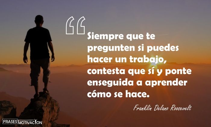 Frases utilizadas en el ámbito laboral y de empleo