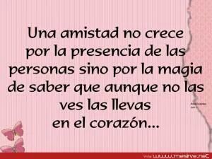 Hazle saber lo especial que es su amistad y cómo ha afectado positivamente tu vida