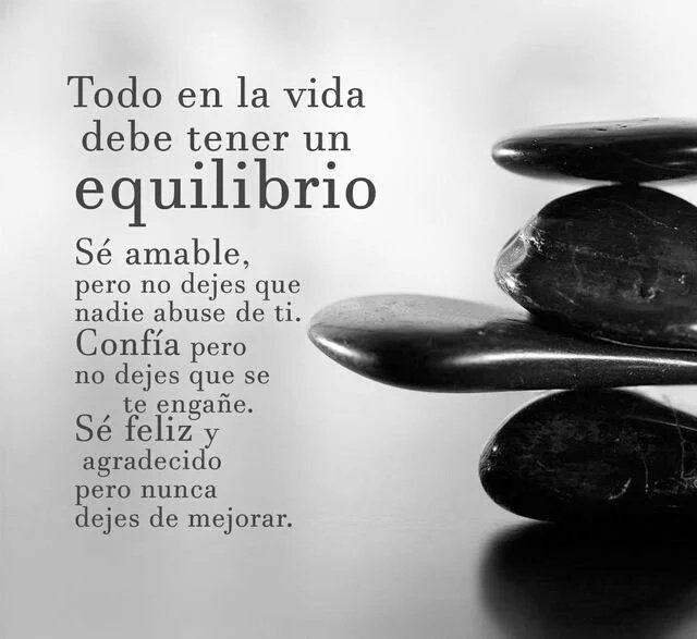 Sección 1: Frases sobre la importancia del equilibrio